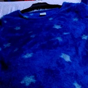 A star printed pullover sweatshirt